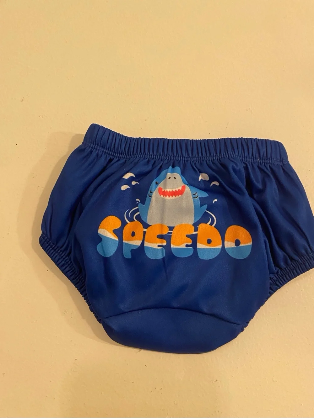 Speedo Kids Blue Shark Swim Diaper size L
